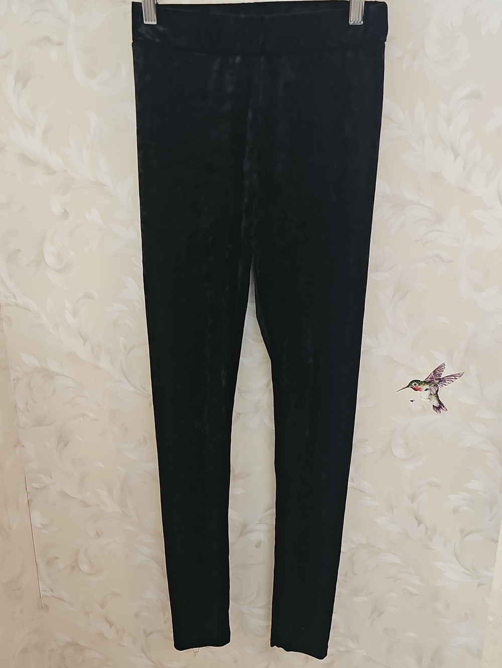 H&M Black Velvet Leggings